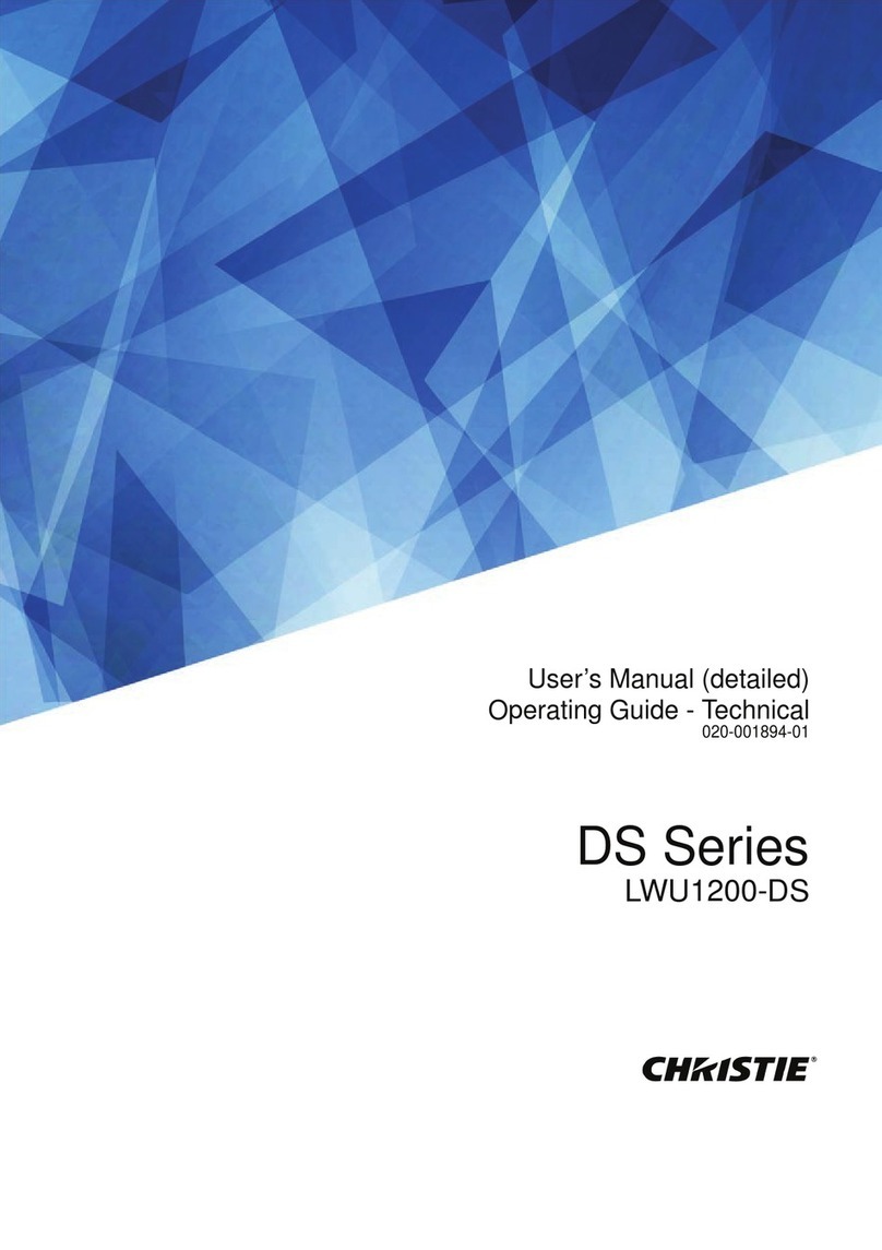 Christie DS Series User manual