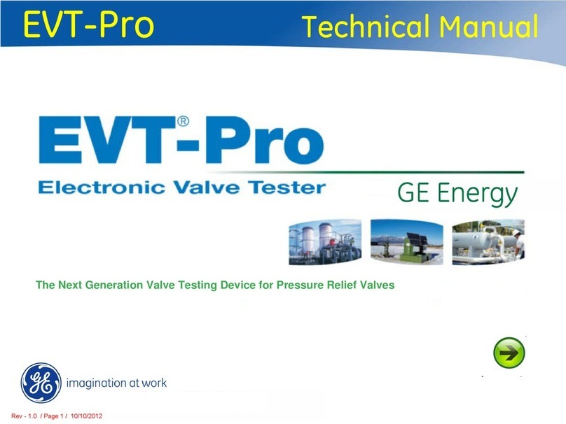 GE EVT-Pro User manual
