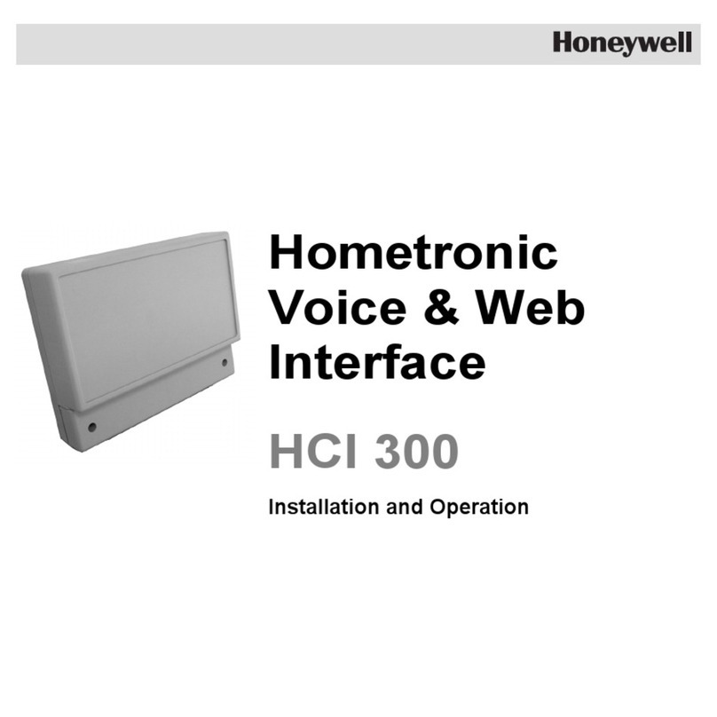 Honeywell HCI 300 User manual