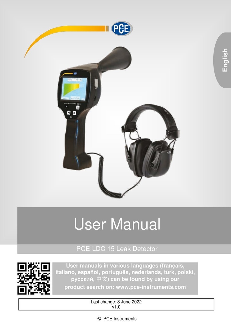 PCE Instruments PCE-LDC 15 user manual