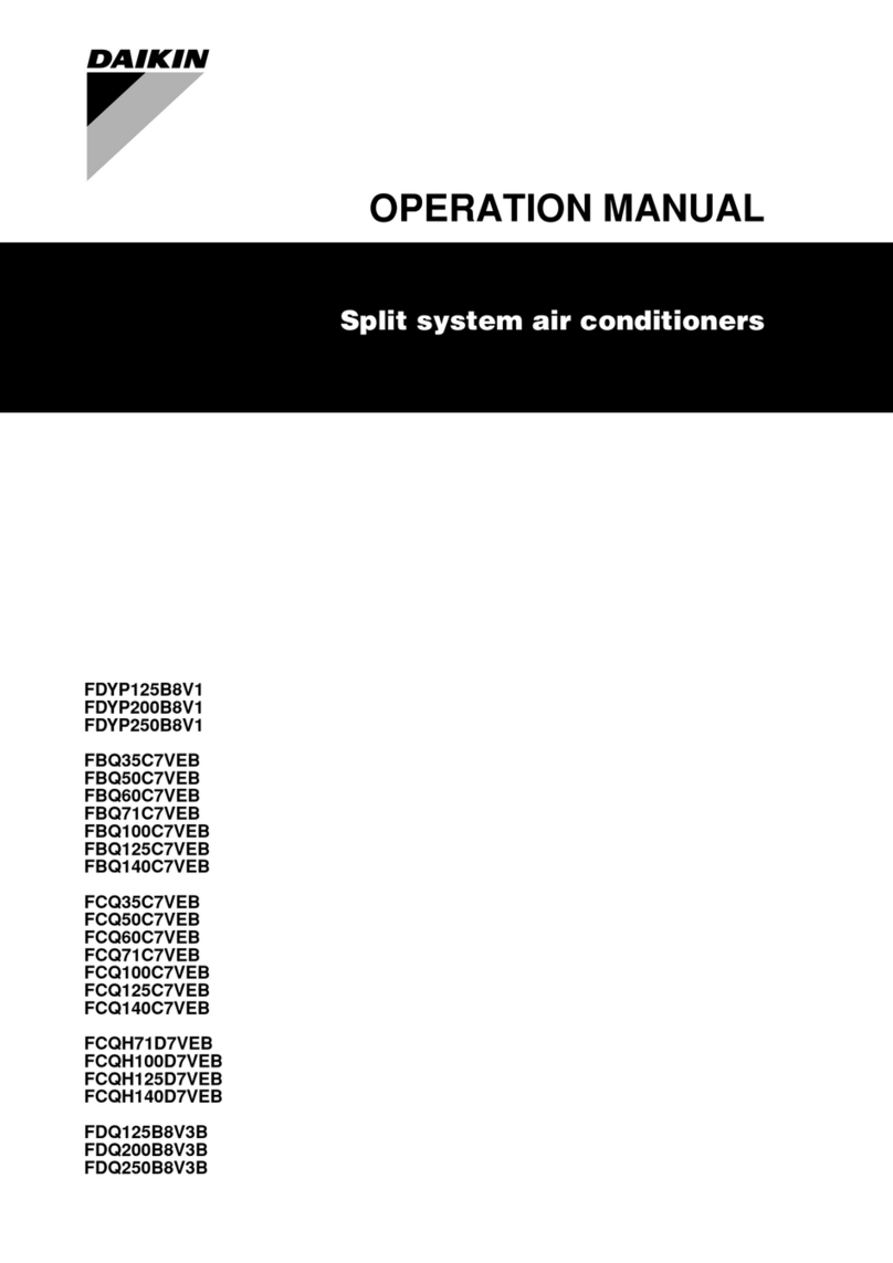 Daikin FCQH71D7VEB User manual