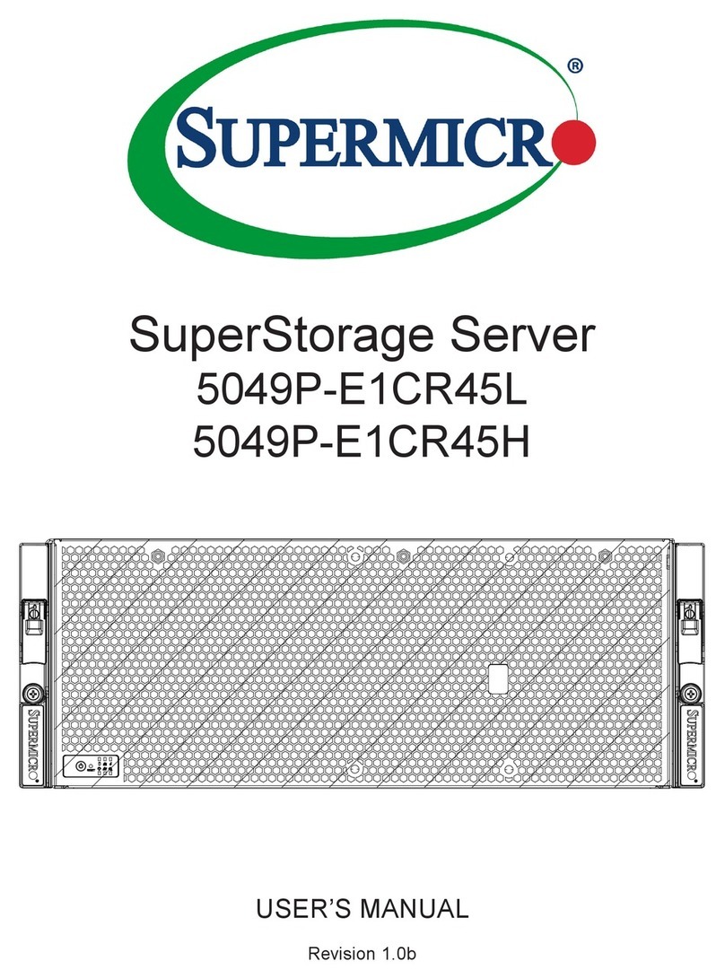 Supermicro SuperStorage 5049P-E1CR45L User manual Supermicro SuperStorage 5049P-E1CR45L User manual