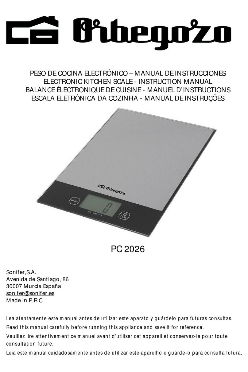 Orbegozo PC 2026 instruction manual