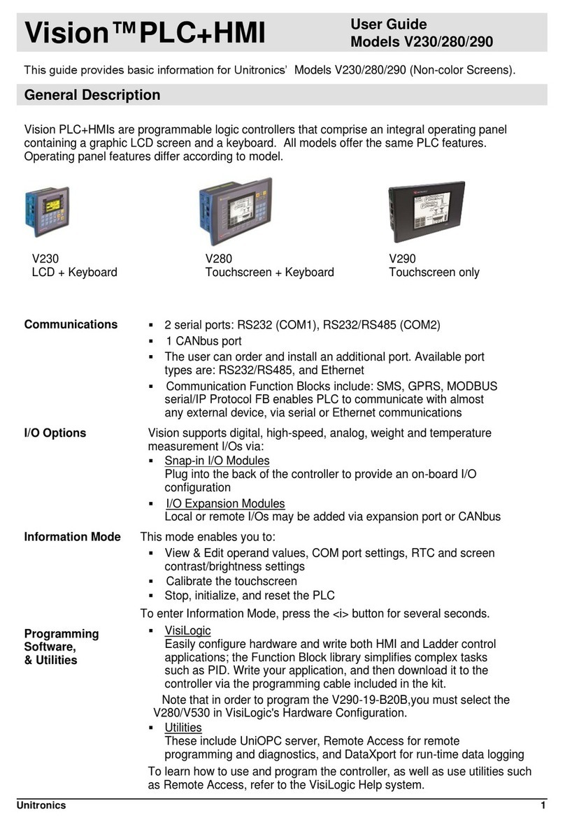 Unitronics V280 user guide