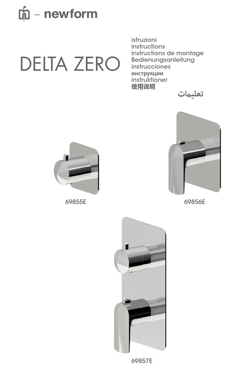 newform DELTA ZERO 69855E instructions