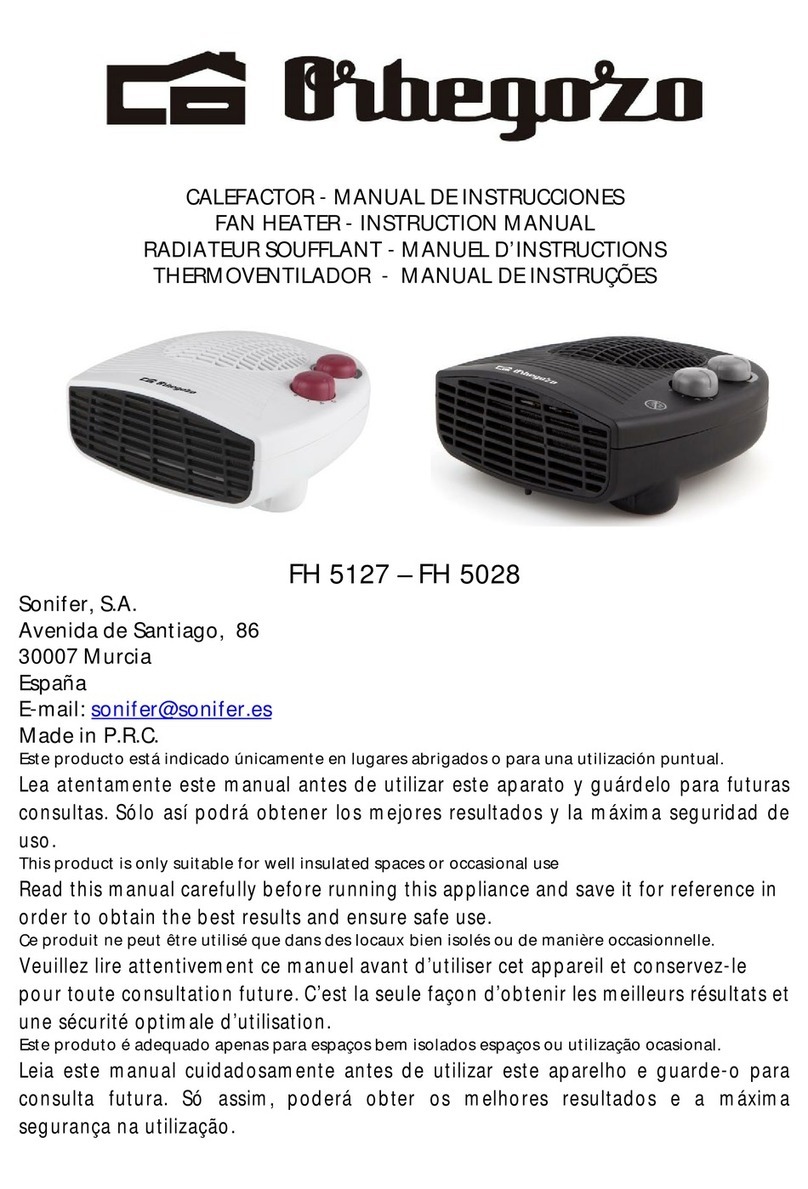 Orbegozo FH 5127 User manual