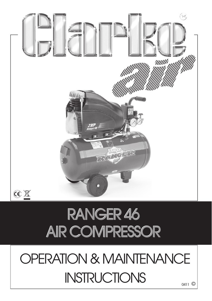 Clarke RANGER 46 Operation & maintenance instructions