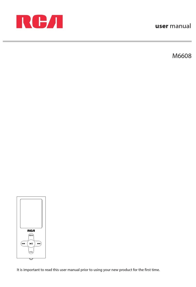 RCA M6608 User manual