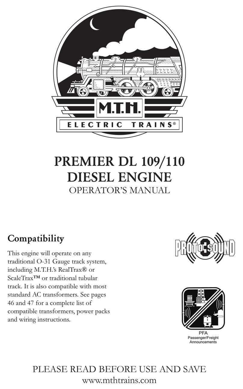 MTHTrains PREMIER DL 109 User manual