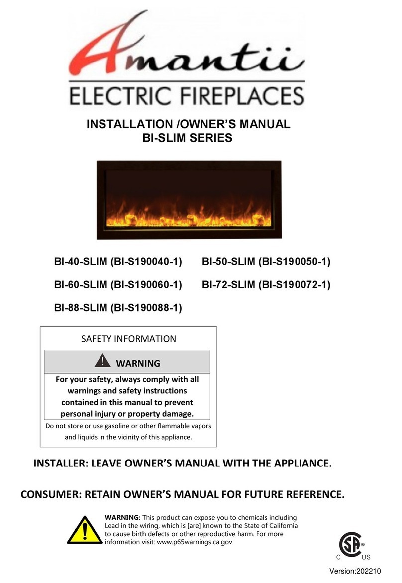 Amantii BI-S190040-1 Operating instructions