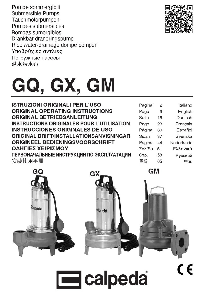 Calpeda GX User manual