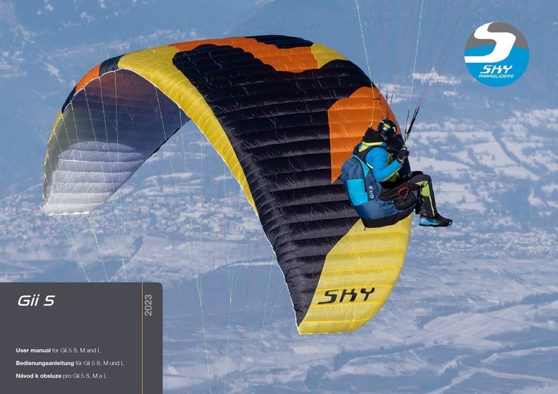 SKY PARAGLIDERS Gii 5 user manual