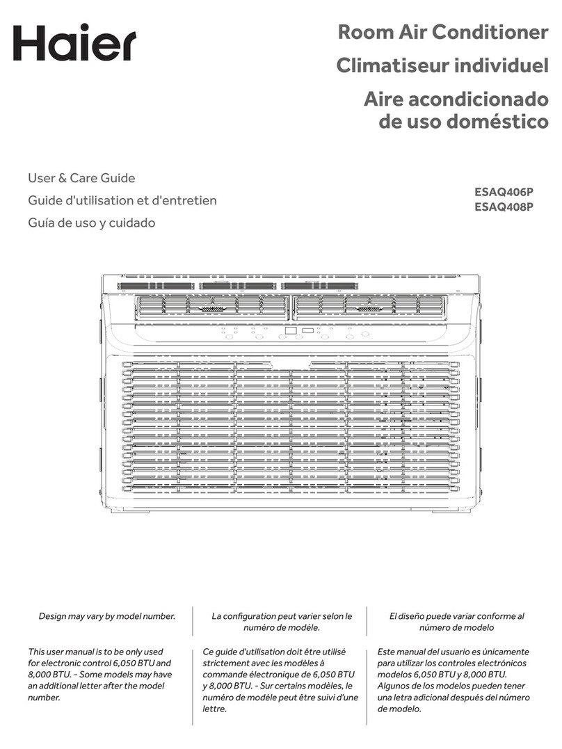 Haier ESAQ408P User manual