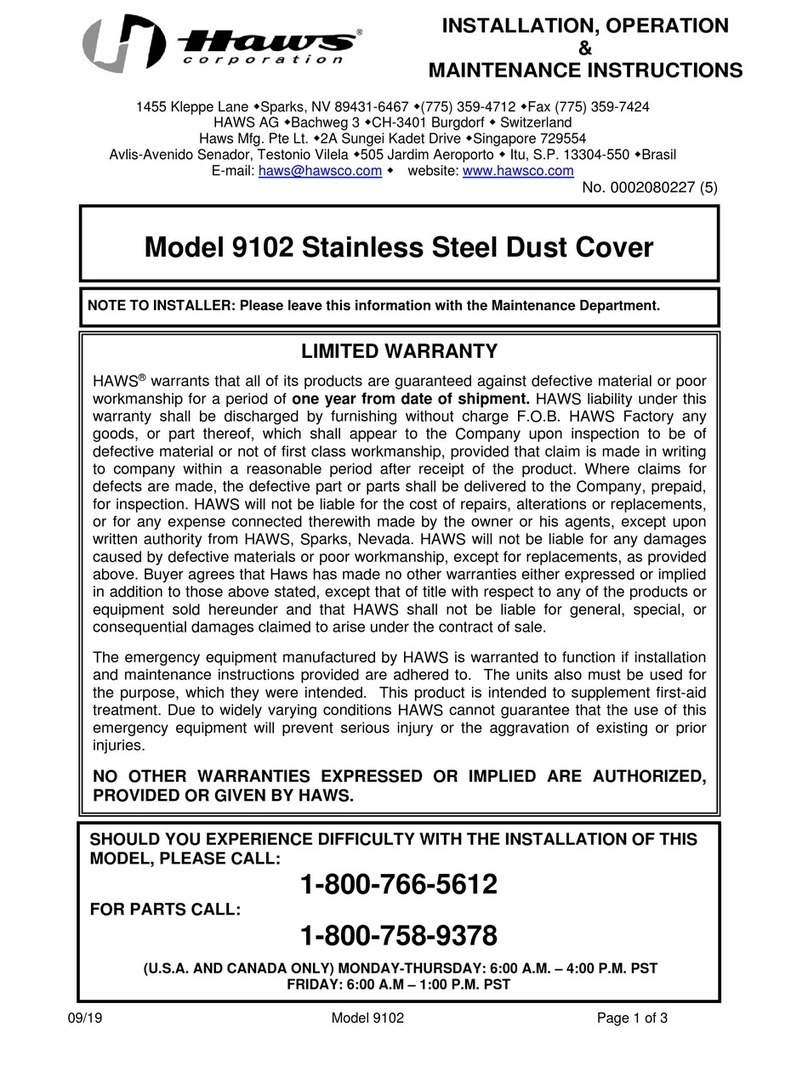 Haws 9102 Guide