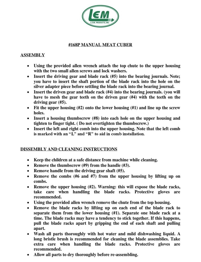 LEM 168P manual