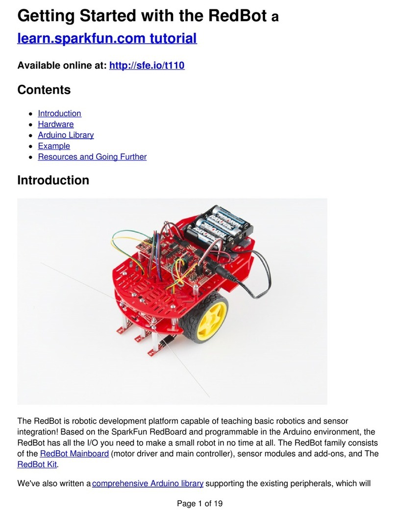 Sparkfun Electronics RedBot Getting started