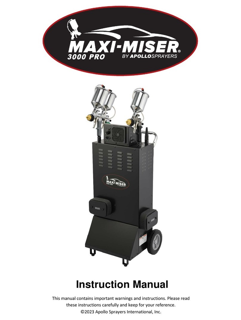 Apollo Sprayers Maxi-Miser 3000 PRO instruction manual