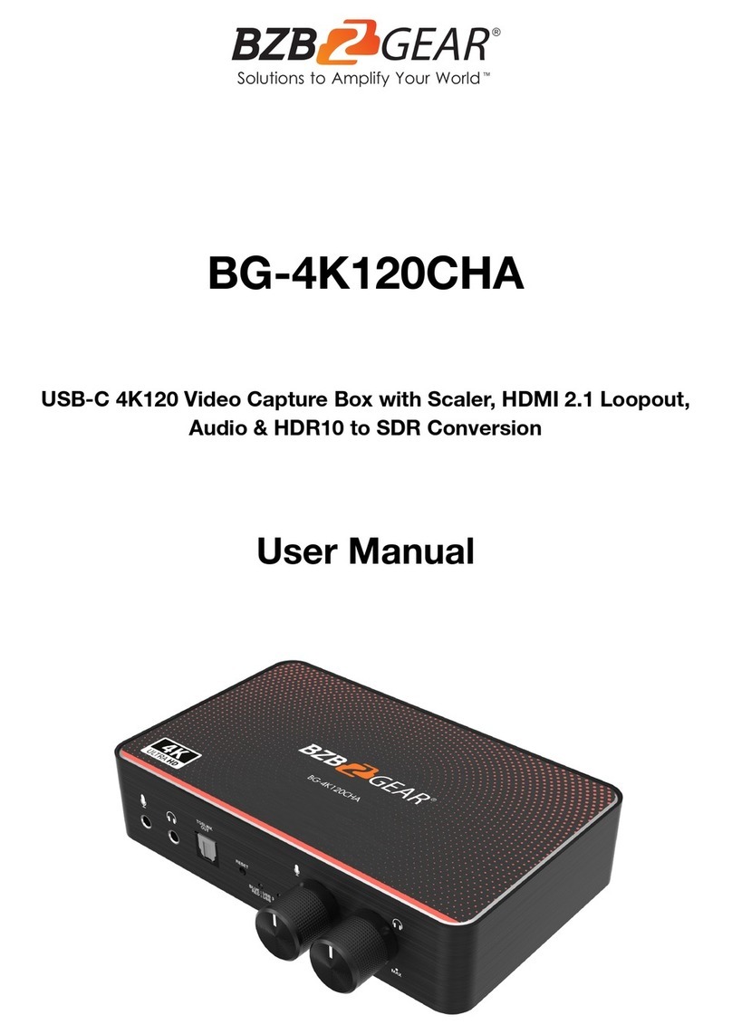 BZB Gear BG-4K120CHA user manual