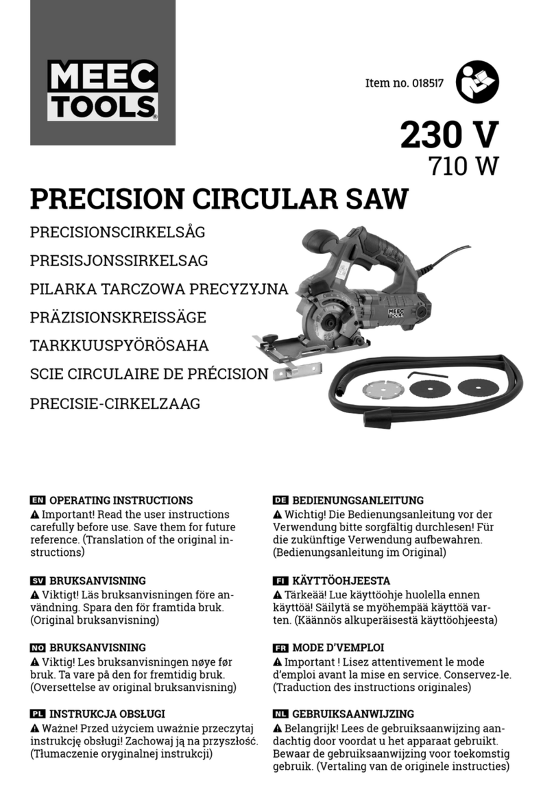 Meec tools 018517 User manual