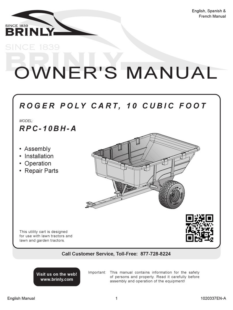 Brinly RPC-10BH-A User manual