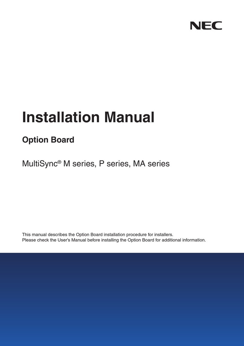 NEC MultiSync M Series User manual