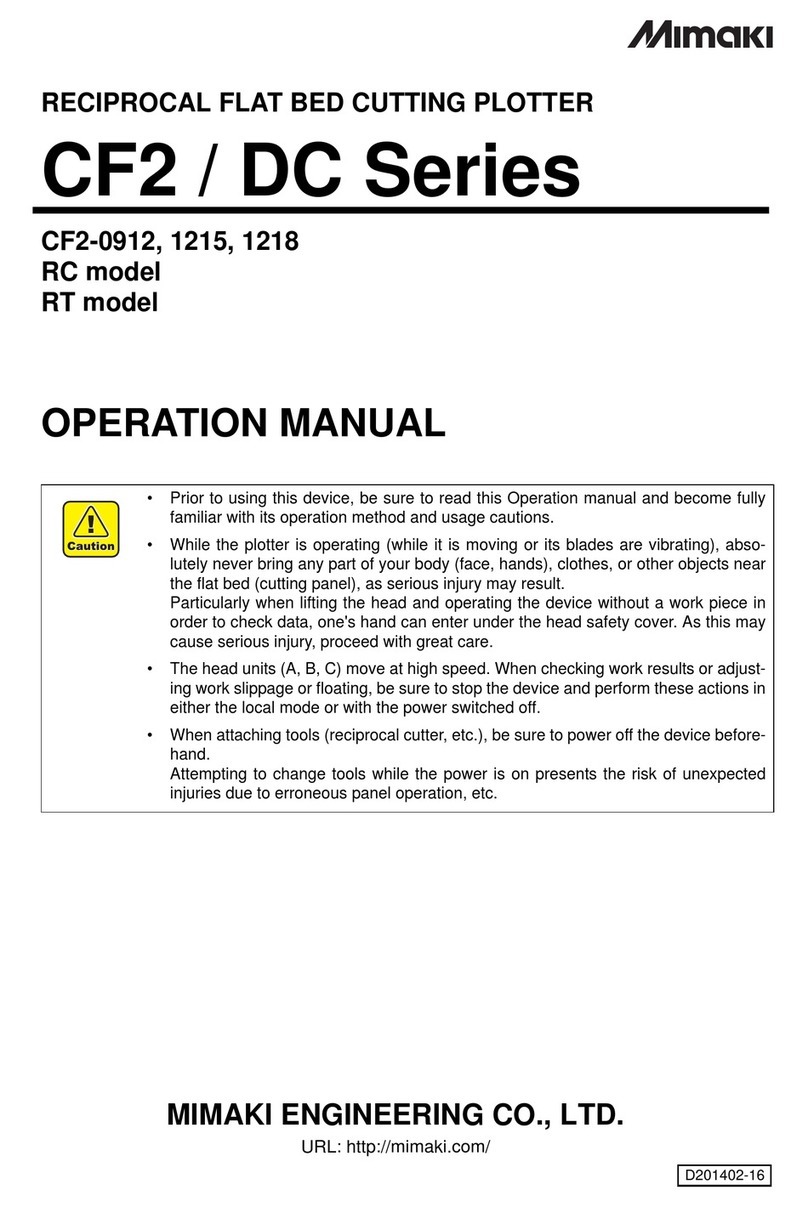 MIMAKI CF2 Series User manual