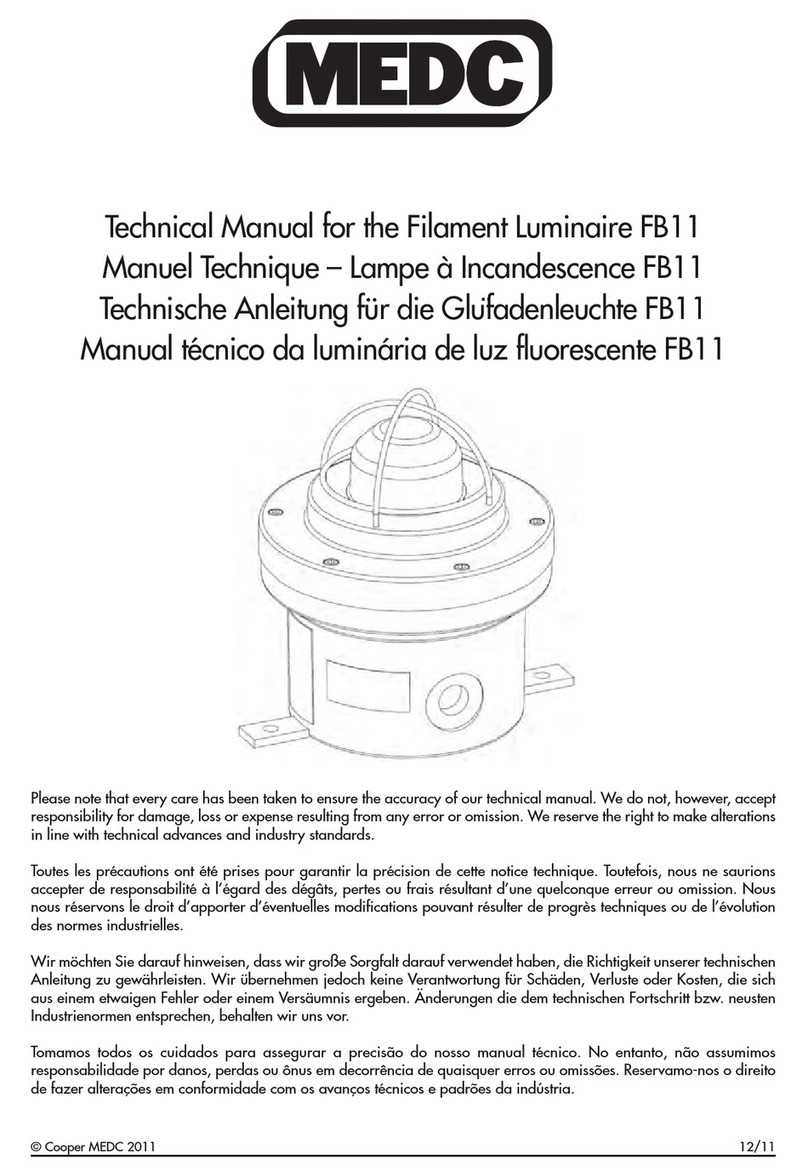 Cooper MEDC Filament FB11 Technical manual