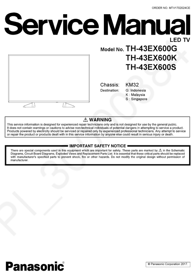 Panasonic TH-43EX600G User manual