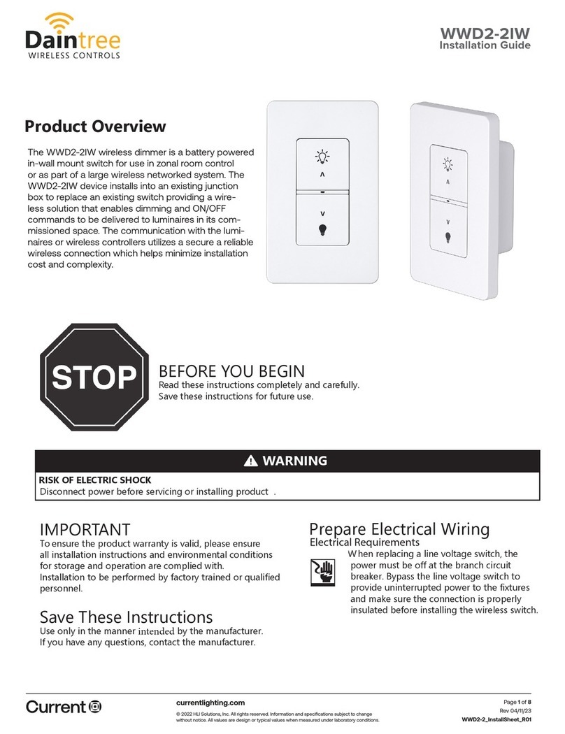 Daintree WWD2-2IW installation guide