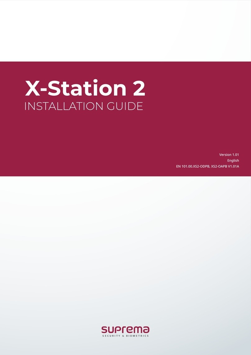 suprema X-Station 2 installation guide
