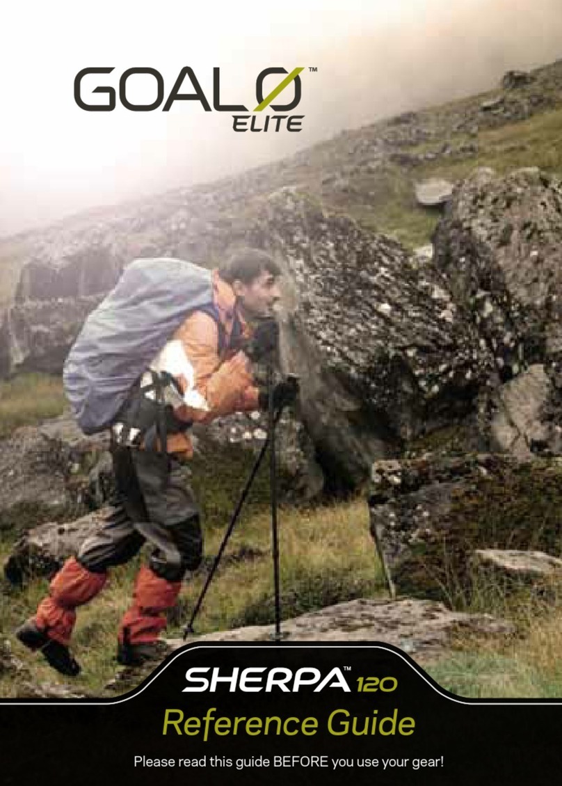 Goalo Elite SHERPA Pro reference guide
