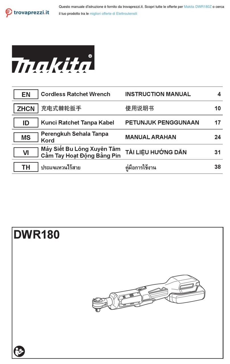Makita DWR180 User manual