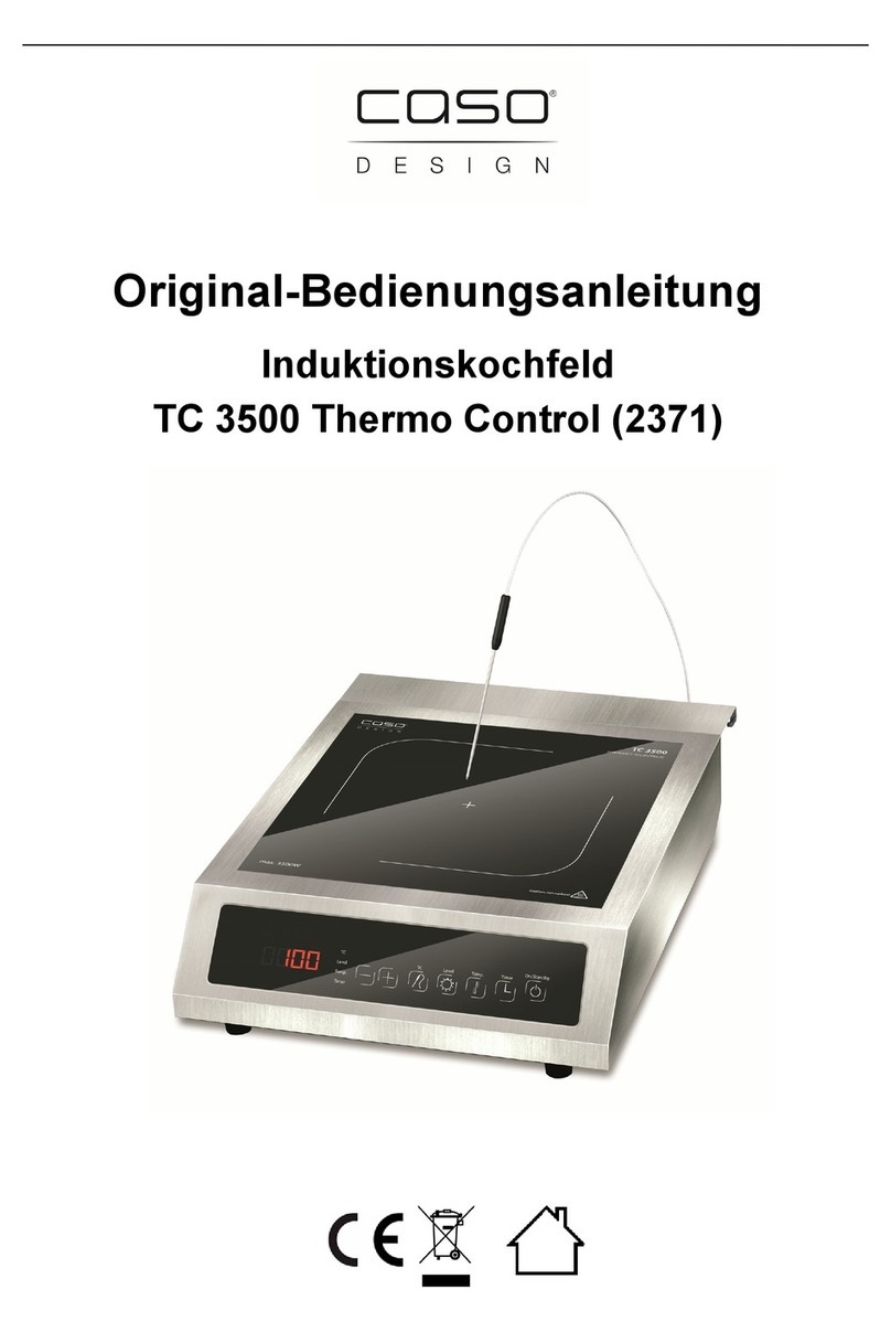 CASO DESIGN Thermo Control TC 3500 operating manual