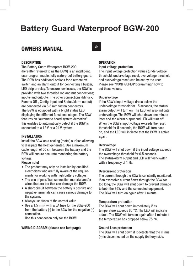 Samlexpower BGW-200 User manual