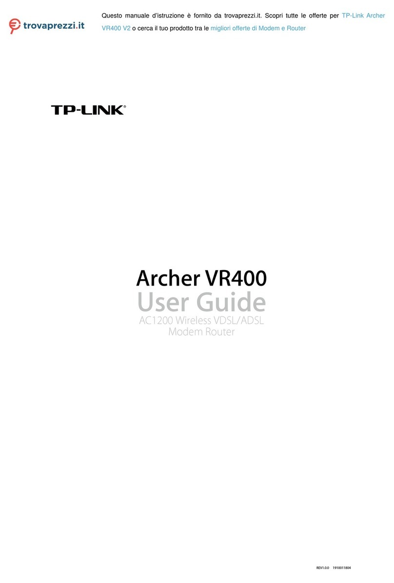 TP-Link Archer VR400 V2 User manual