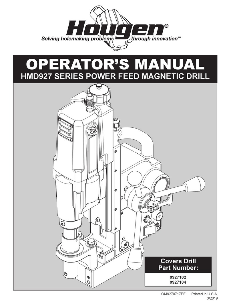 Hougen HMD927 Series User manual