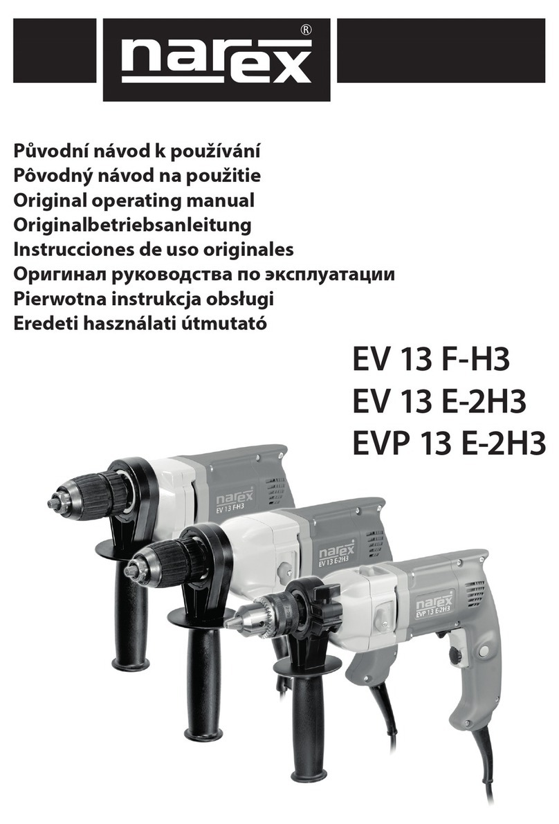 Narex EV 13 E-2H3 User manual