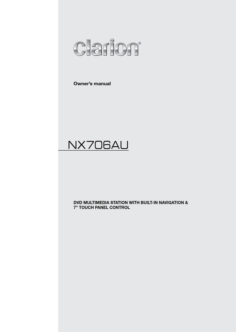 Clarion NX706AU User manual