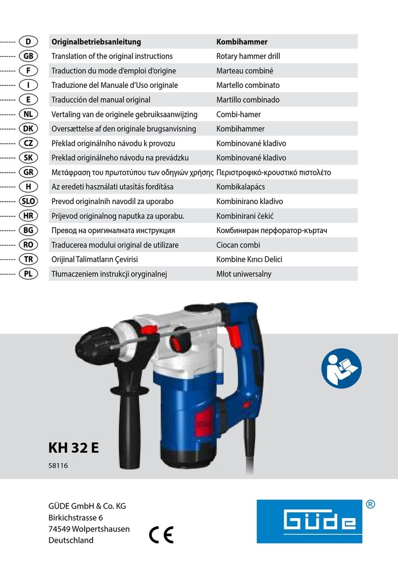 GÜDE KH 32 E Translation of the original instructions