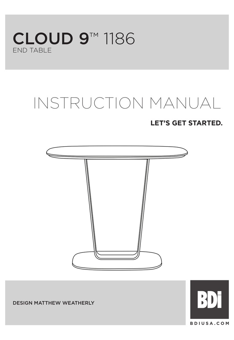 BDI CLOUD 9 1186 User manual BDI CLOUD 9 1186 User manual