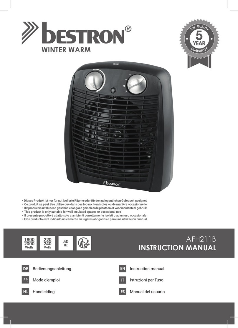 Bestron AFH211B User manual