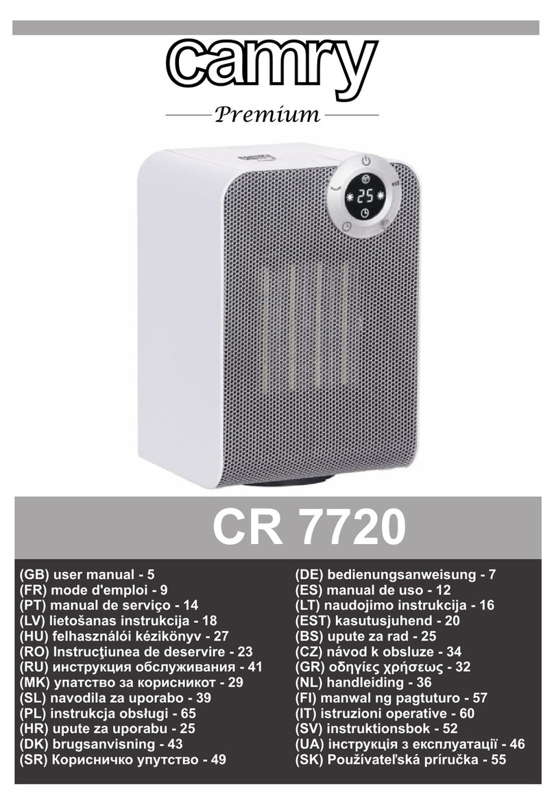 camry Premium CR 7720 user manual