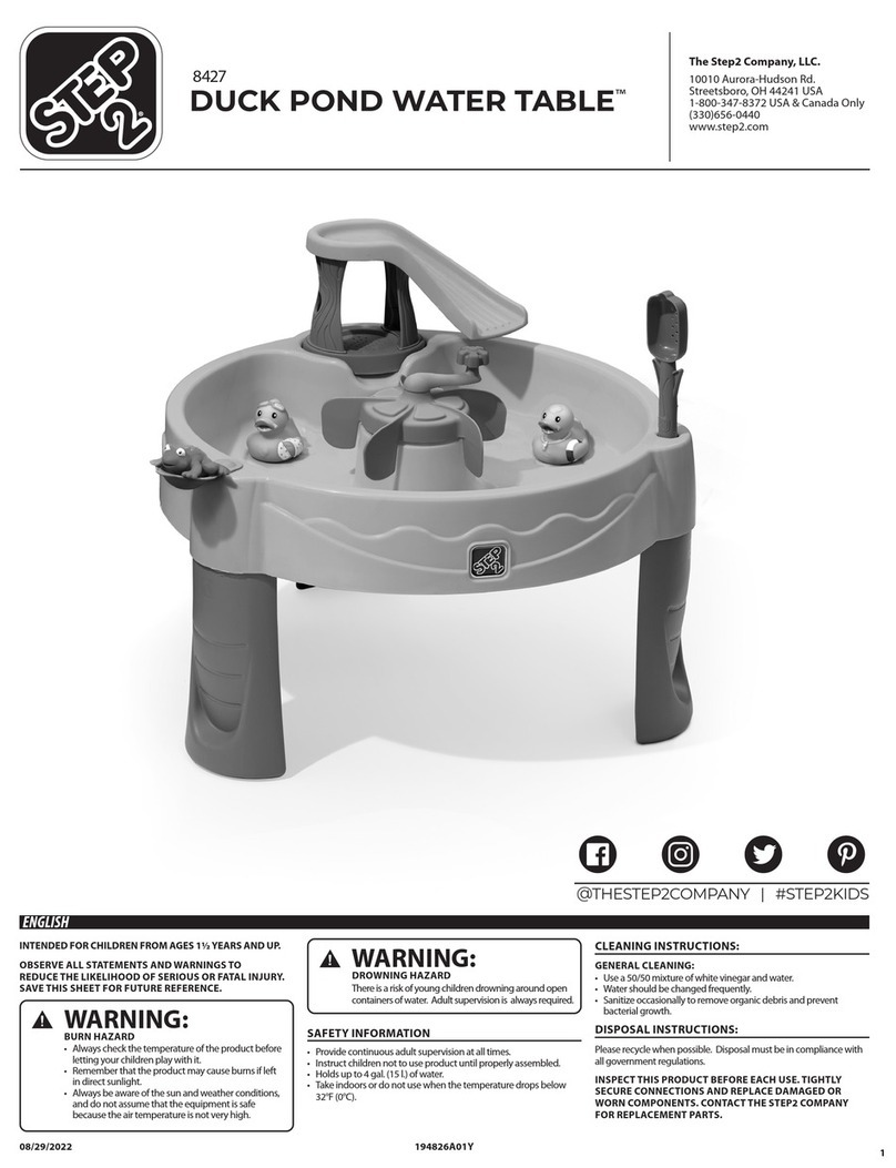 Step 2 DUCK POND WATER TABLE User manual
