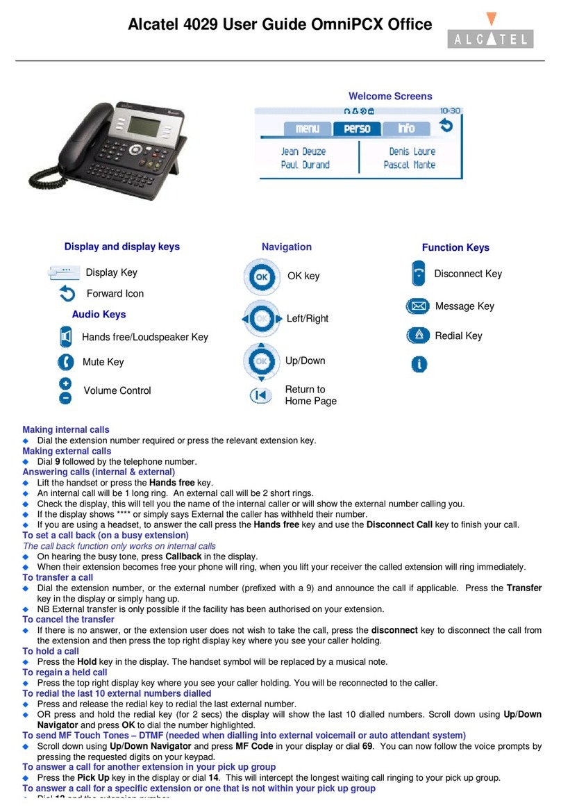 Alcatel 4029 user guide