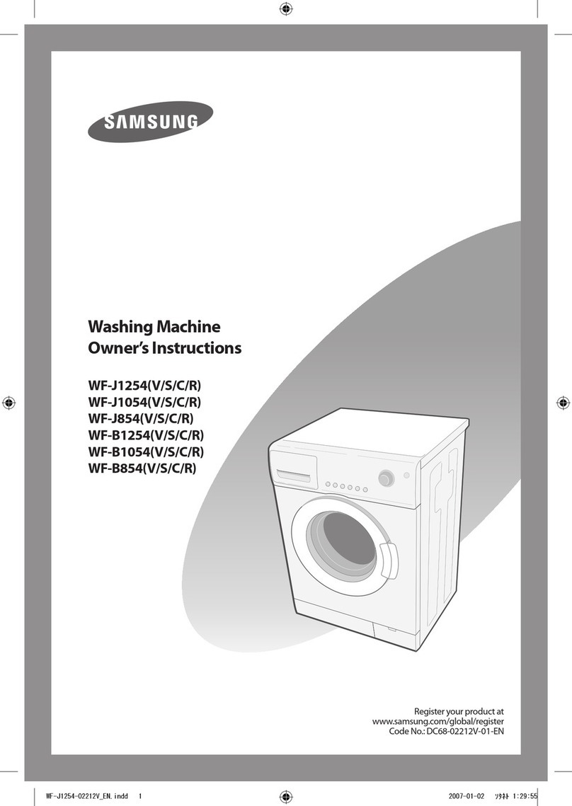 Samsung WF-WF-J1054V User manual