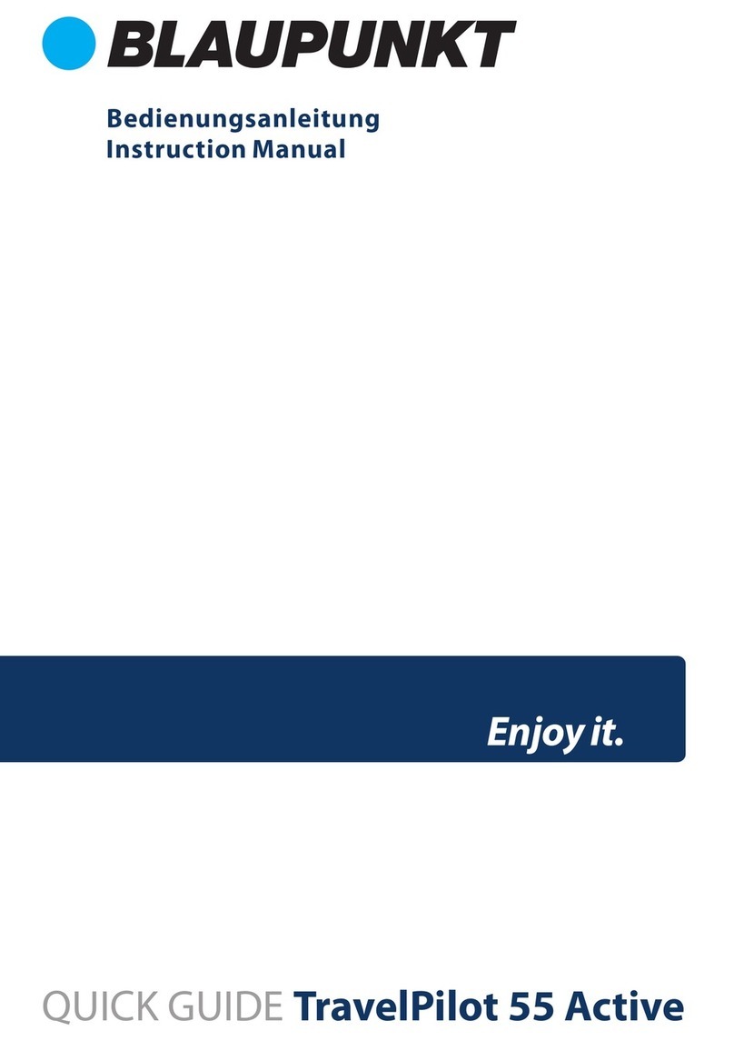 Blaupunkt TravelPilot 55 Active instruction manual