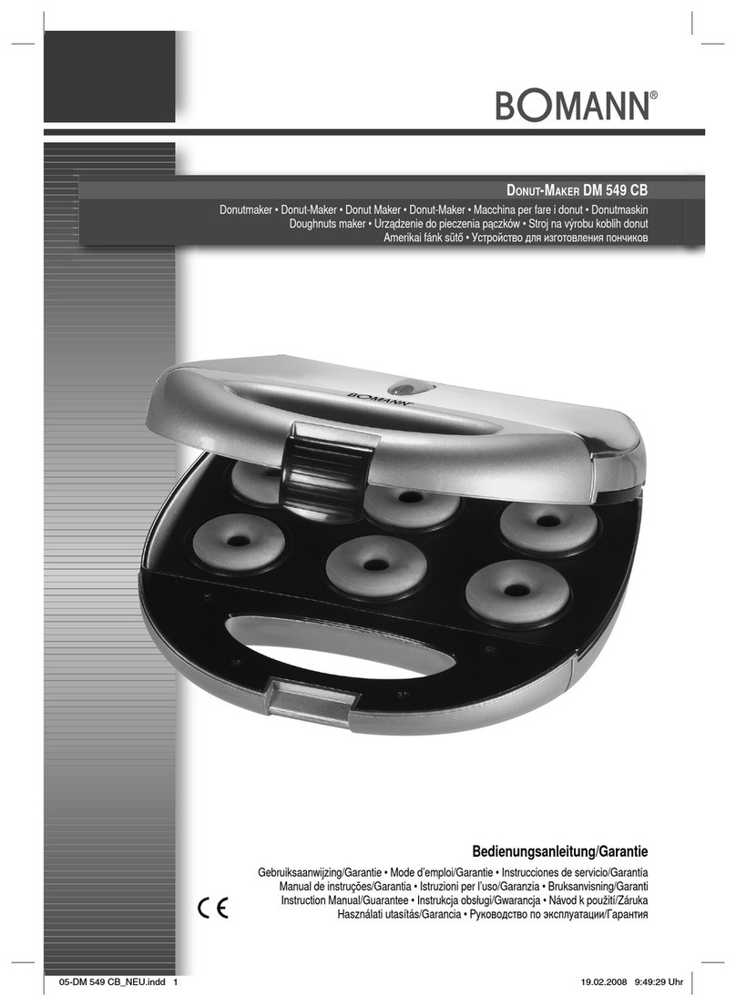 BOMANN DM 549 CB Instruction manual & guarantee