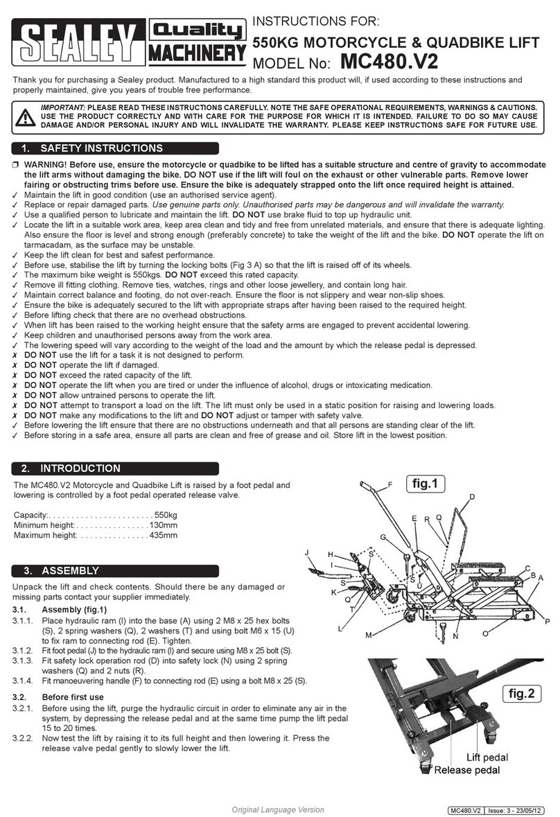 Sealey MC480.v2 User manual