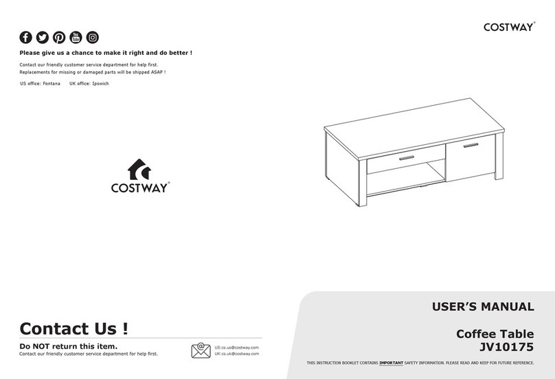 Costway JV10175 User manual
