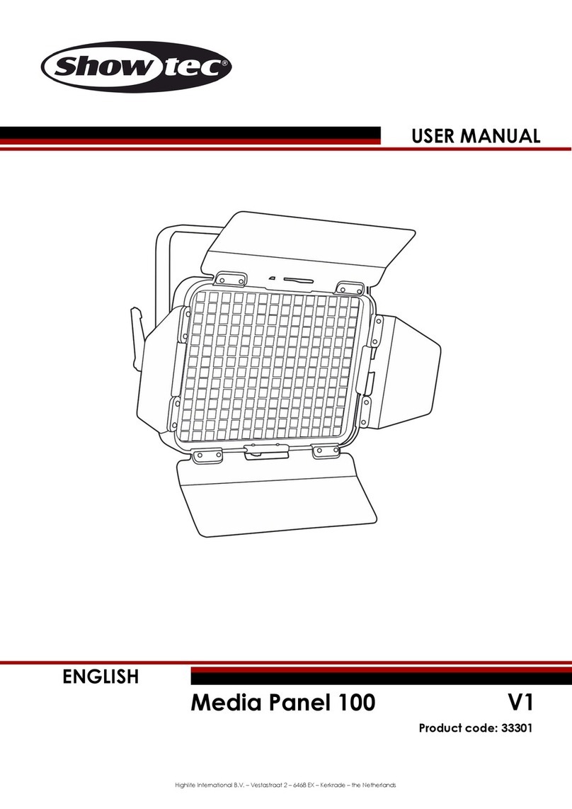 Show Tec Media Panel 100 V1 User manual